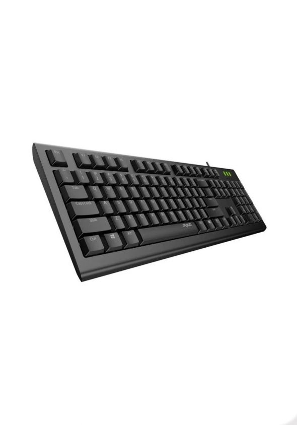 (image for) كيبورد عربي وانكليزي- Rapoo NK1800 keyboard USB Wired