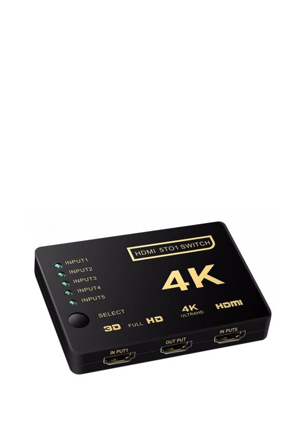 (image for) مقسم Heap-te 5 in1 4K HDMI Switch Splitter