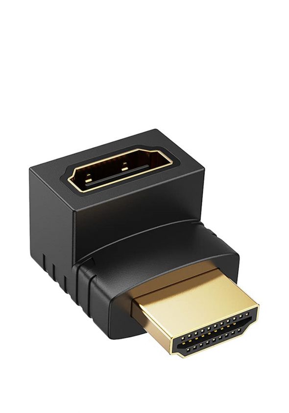 (image for) تحويلة Woi TR-1238 HDMI male to HDMI female adaptor,90°