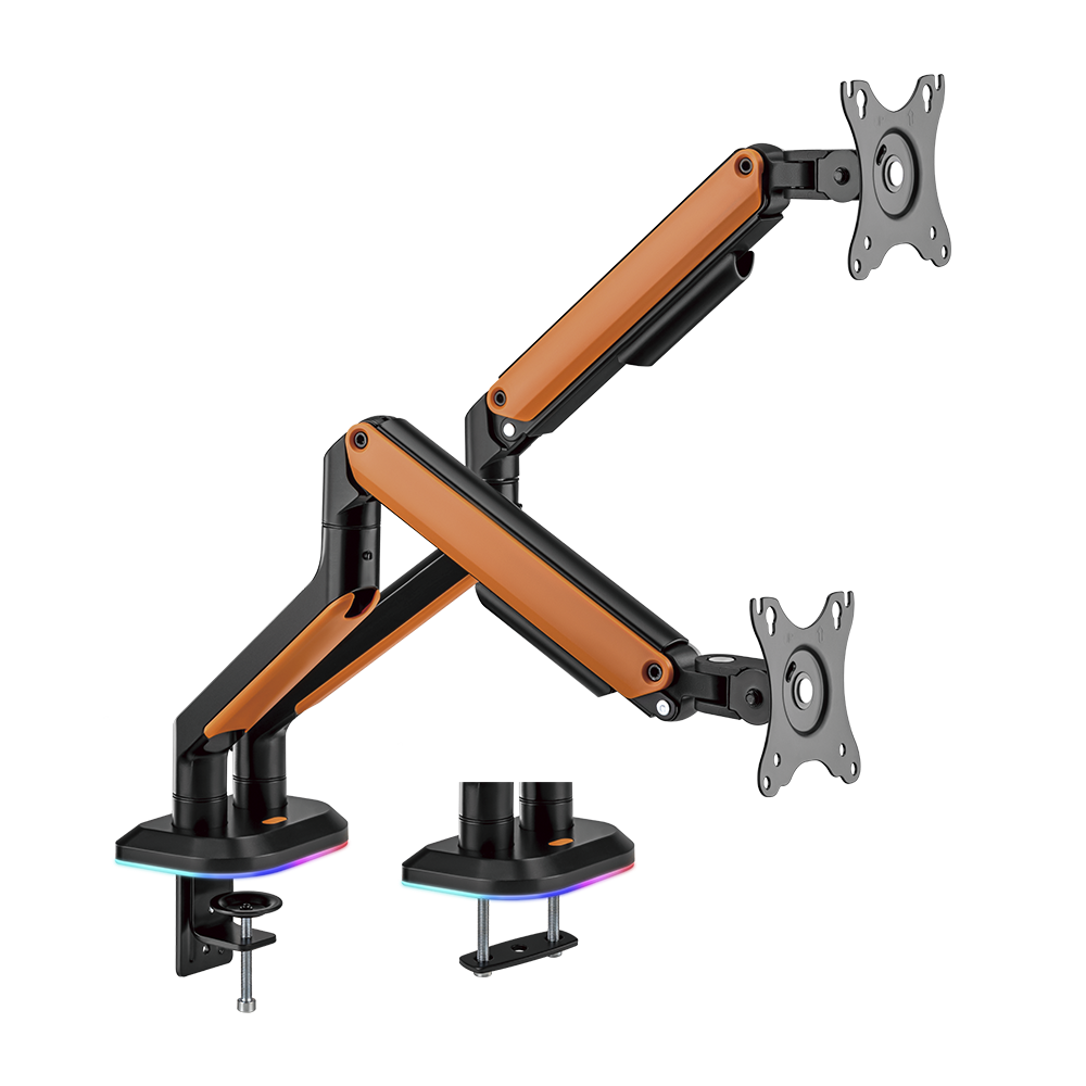 (image for) حامل شاشتين من الكومبيوتر Advance Index LDT63-C024GL Monitors Desk Mount Stand for 17-32