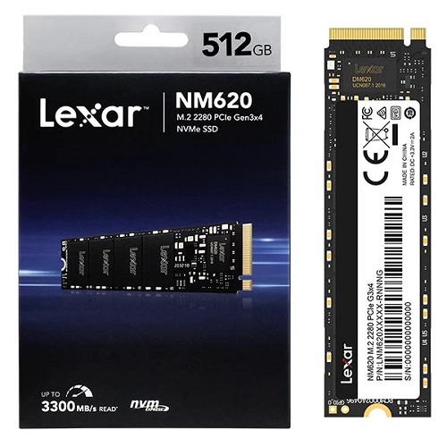 (image for) Lexar LNM620 512GB PCIe NVMe M.2 2280 SSD
