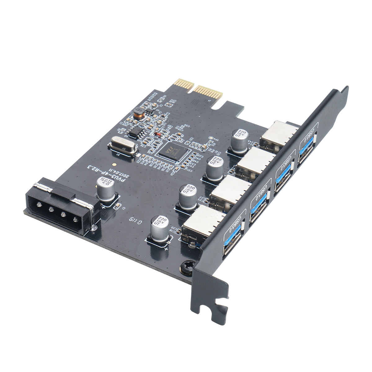 (image for) لوحة تحويل منفذ الذاكرة Orico PVU3 7 Port USB3.0 PCI-E Expansion Card with Dual Chip