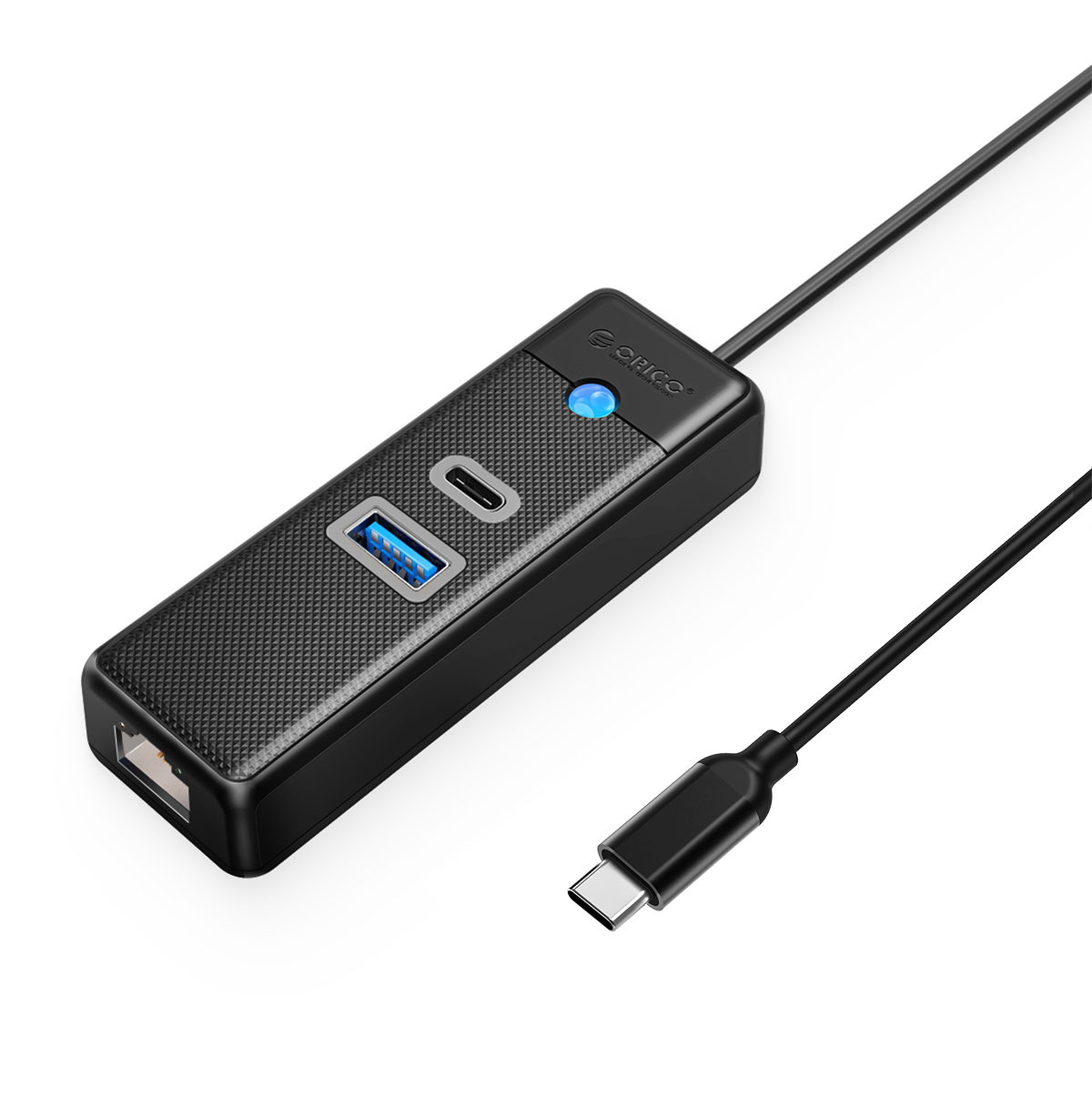 (image for) Orico PWCUR-C3 موزع متعدد المنافذ يحتوي على 1منافذ USP ومنفذه TYPE-C وتحويلته TYP-C