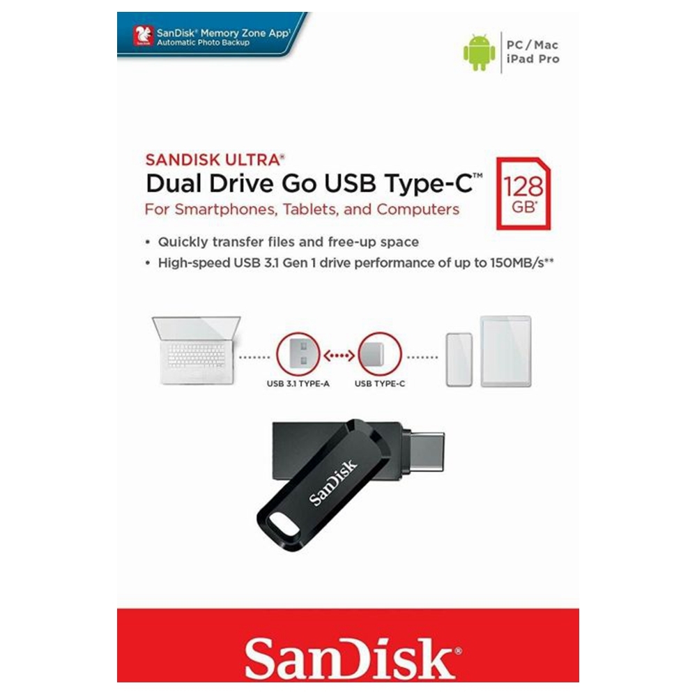 (image for) Sandisk SDDDC3-128G flash drive