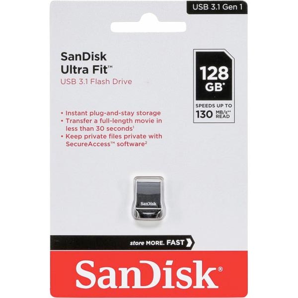 (image for) فلاش من سانديسك Sandisk SDCZ430-0128G USB 3.1 Flash Memory 128GB
