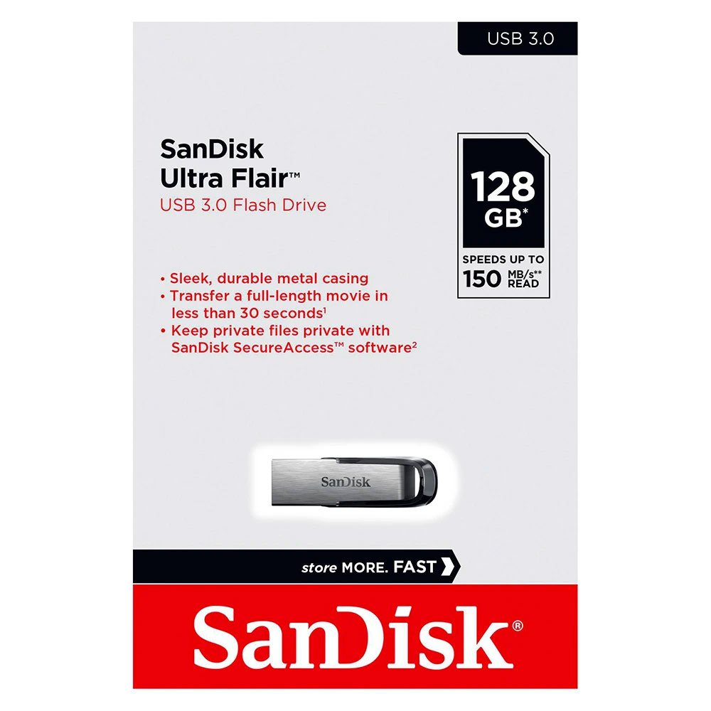 (image for) SanDisk CZ73-128GB, USB 3.0 Flash Drive, 150MB/s read