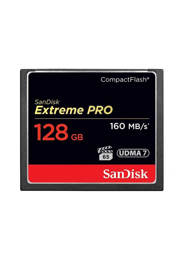 (image for) رام كاميرا SanDisk Compact Flash Memory Card SDCFXPS-128GB