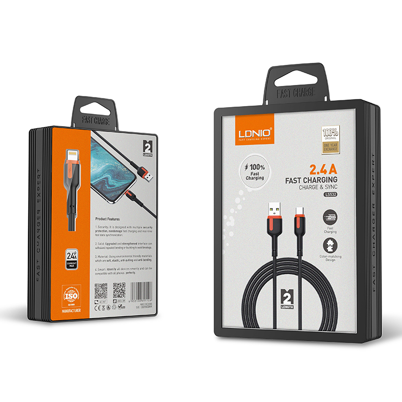 (image for) LIDNO LS532 Lightning 2m 2.4A