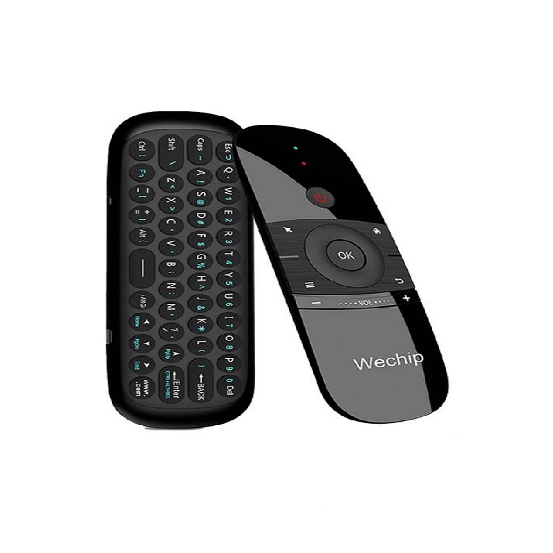 (image for) جهاز تحكم عن بعد لاسلكي مع لوحة مفاتيح من وي جب Wechip W1 2.4Ghz Wireless Air Mouse