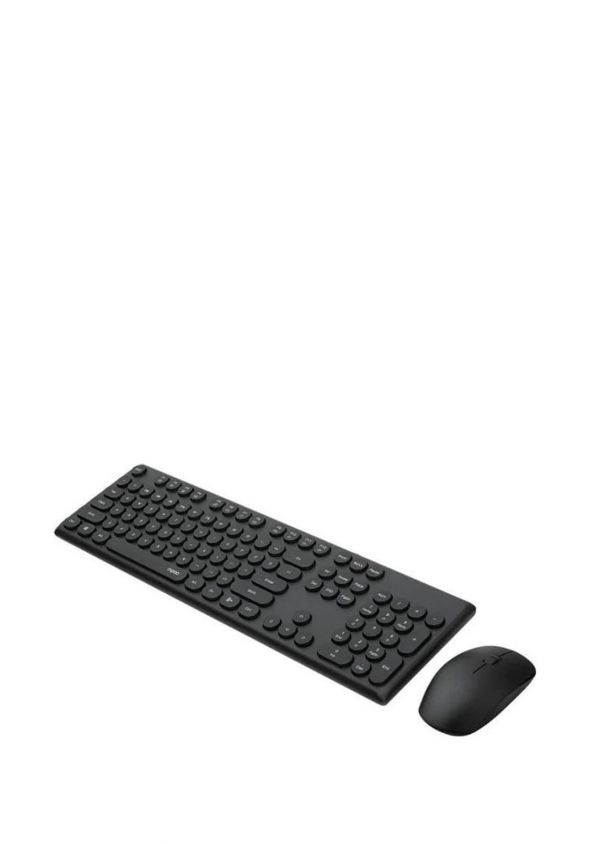 (image for) كيبورد وماوس لاسلكي Rapoo X260S Wireless Keyboard And Mouse Combo -Black
