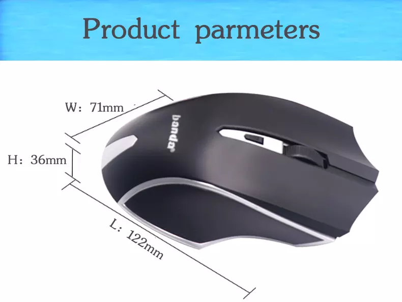 (image for) ماوس لاسلكي Banda G102 Wireless Mouse