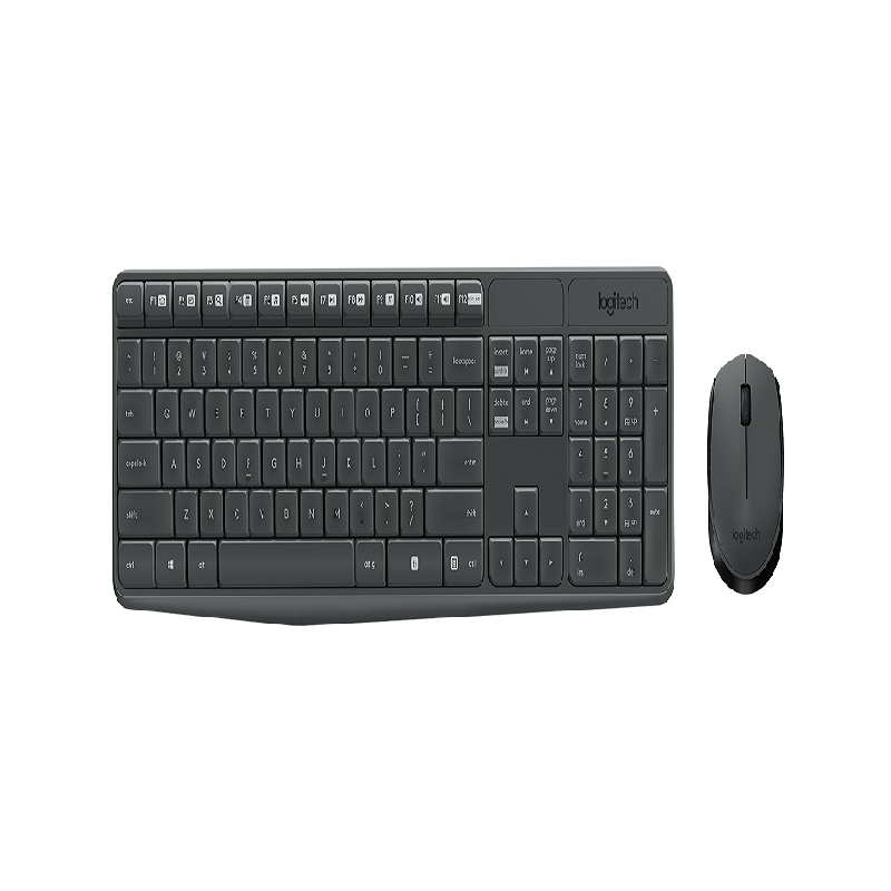(image for) كيبورد وماوس Logitech MK235 Wireless Keyboard and Mouse Combo - Arabic